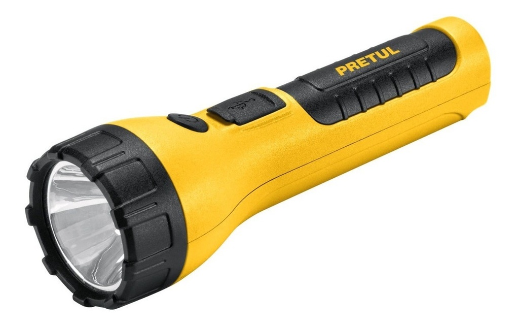 [TR-LIRE-120P] Linterna Recargable Usb LED 120 Lúmenes Pretul Lire-120p