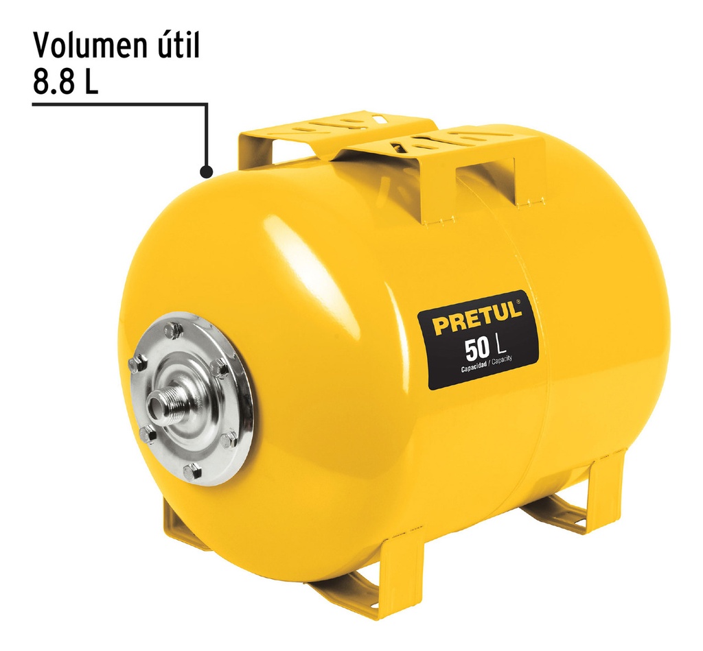 Tanque Para Bombas Hidroneumáticas 50 Litros Pretul Tn-hn-1/2x50p