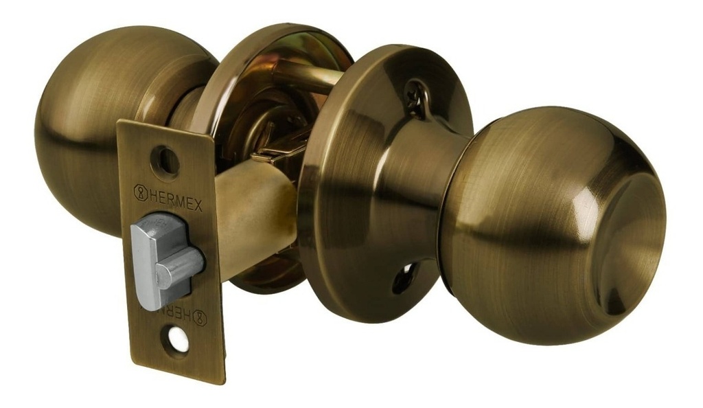 [TR-BALT-LA-EPB] Cerradura Esfera Tubular Entrada Antiguo Hermex 28068
