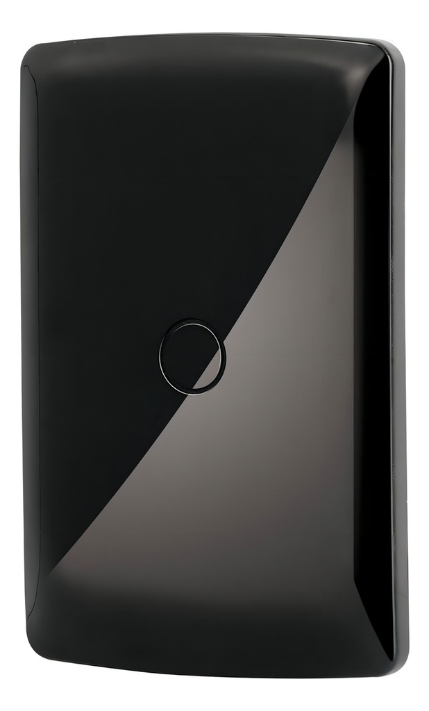 [TR-PPC-IN] Placa Ciega De Abs Línea Italiana Color Negro Volteck 40139