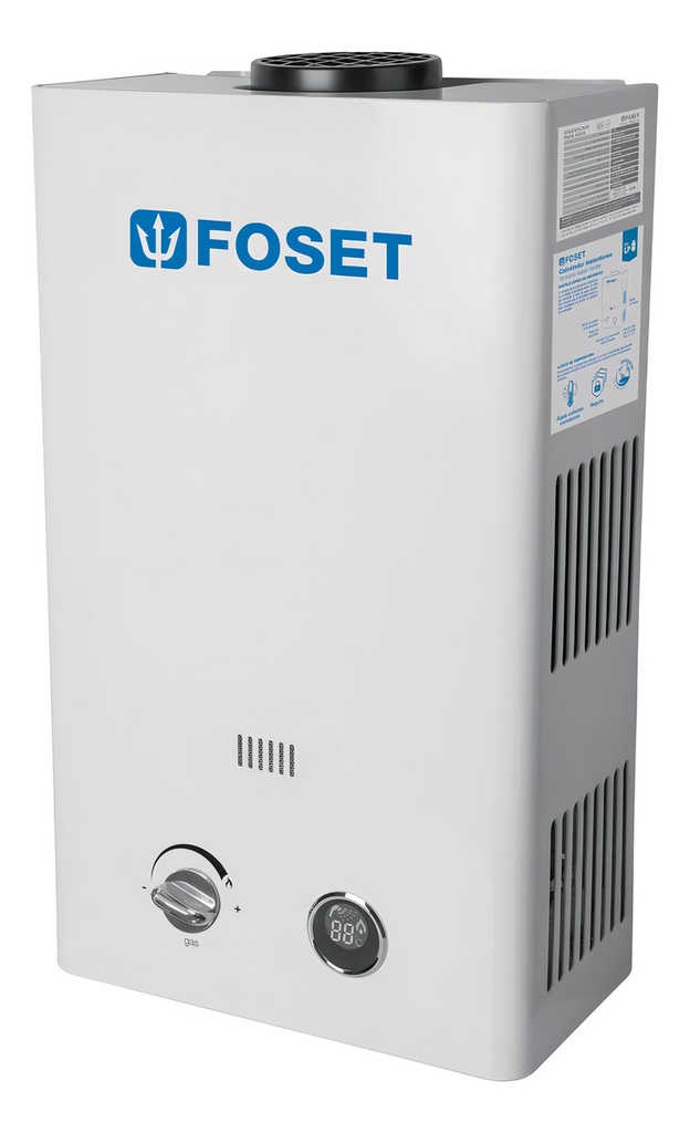 [TR-CALE-11I] Calentador Instantáneo de Agua, Gas Lp 11l Foset Cale-11i Color Blanco Tipo de