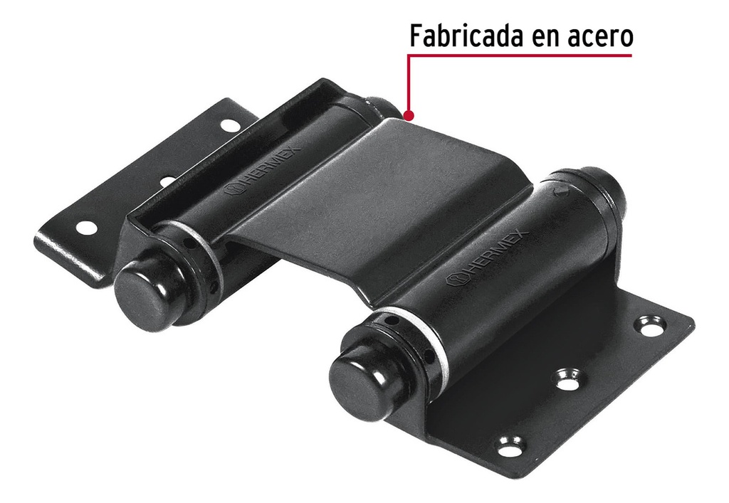 Bisagra Doble Acción 3', Negra Hermex 43184