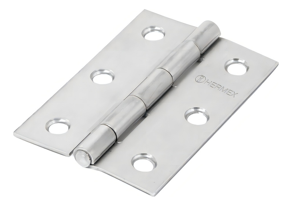 Bisagra Rectangular Acero Inoxidable 3 1/2" Hermex 43204