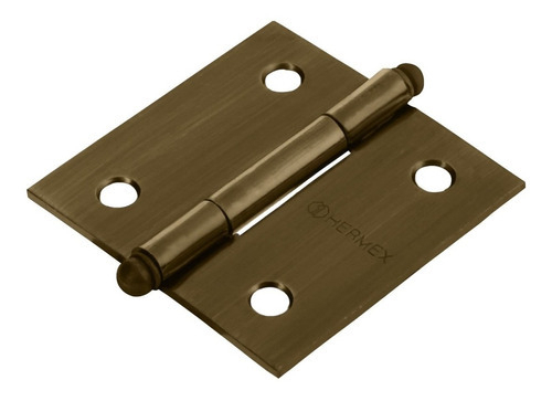 Bisagra Ace. Latonado Antiguo 2'' Cabeza Redond Hermex 43244