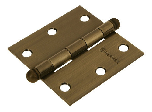 [TR-BC-302R] Bisagra Ace. Latonado Antiguo 3" Cabeza Redond Hermex 43246