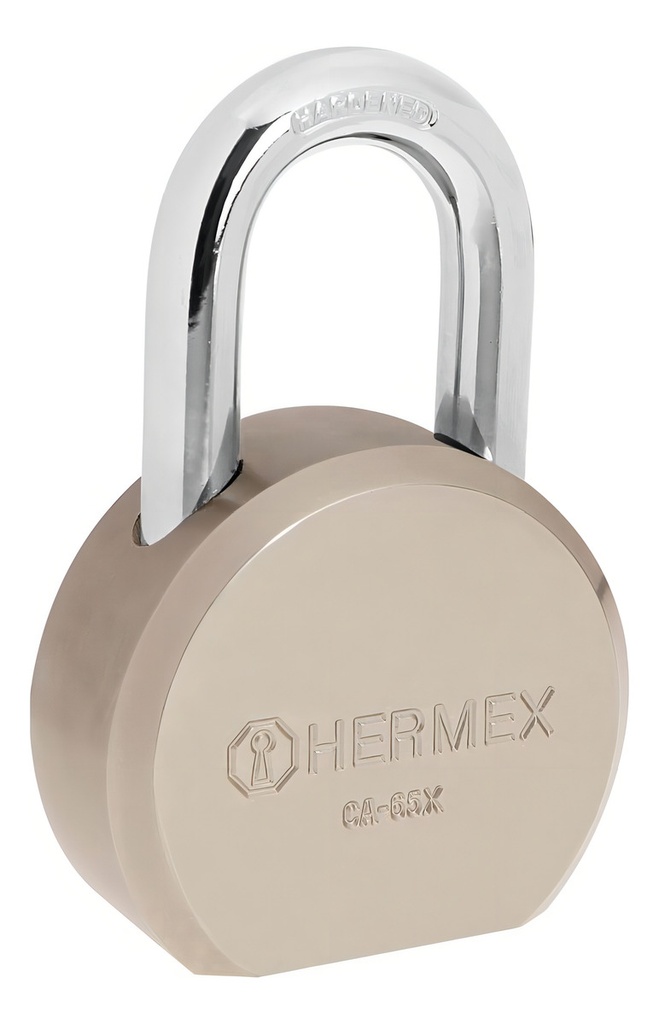 [TR-CA-65X] Candado Acero Redondo 65mm Gancho Corto Tetra Hermex Ca-65x