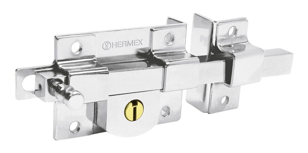 [TR-CB-45DB] Cerradura De Barra Libre, Derecha, Blister Hermex 43517 Color Gris