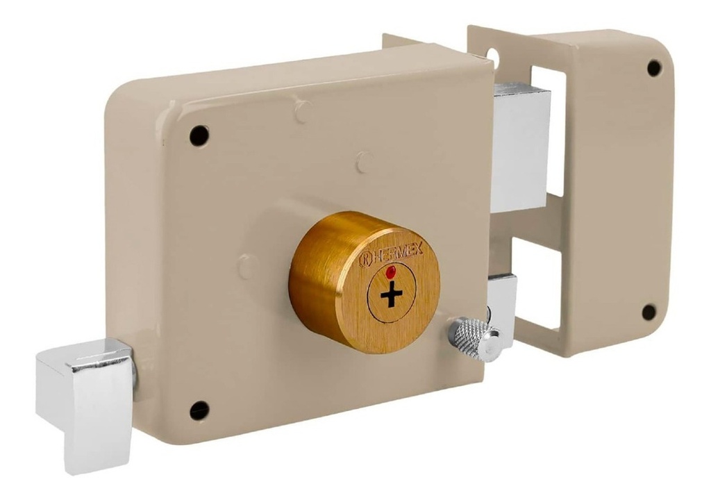 [TR-CS-80D] Cerradura Sobreponer Clasica Tetra Der Caja Hermex 43528