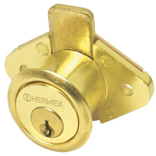 Cerradura Para Mueble, Modelo 21, Latón, Hermex 43566