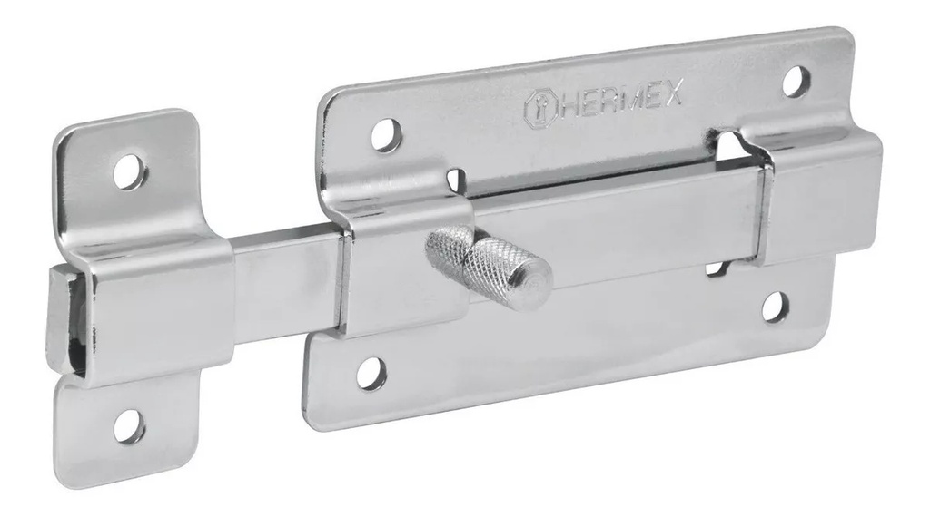 [TR-PAC-37] Pasador de Barra Plana 4' Acabado Cromo, Hermex