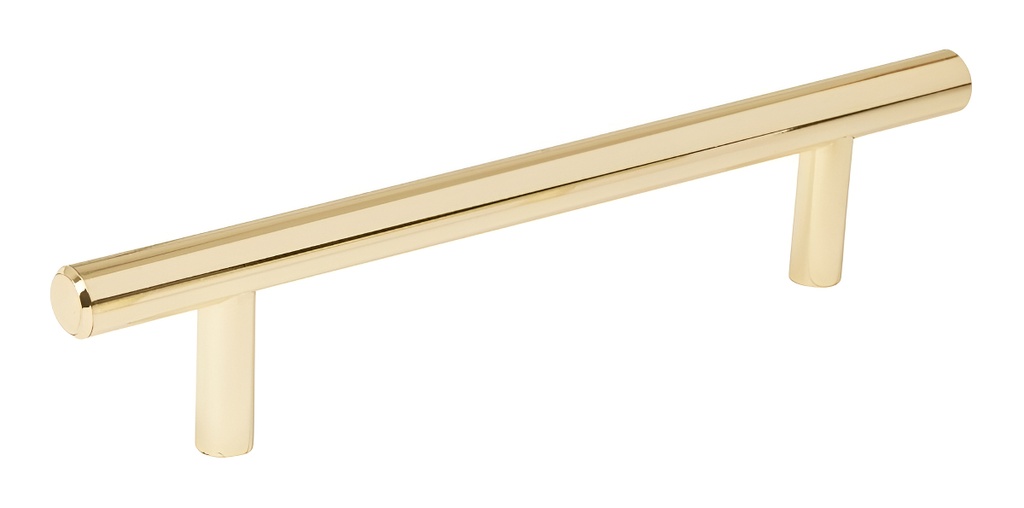 [TR-JAL-0322] Jaladera Latón Brillante Tipo Cilindro 128mm Hermex 43829 Color Dorado
