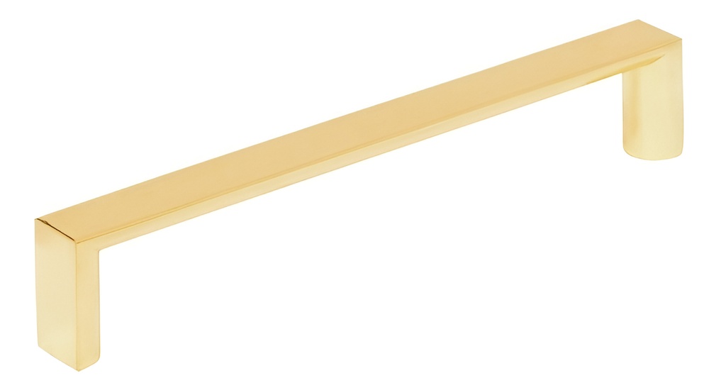 Jaladera Latón Brillante Estilo Andamio 128 M Hermex 43907 Color Dorado