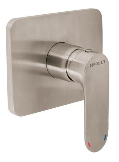 Monomando Riviera Para Regadera Sin Desviador Sa Foset 45200 Acabado Satín