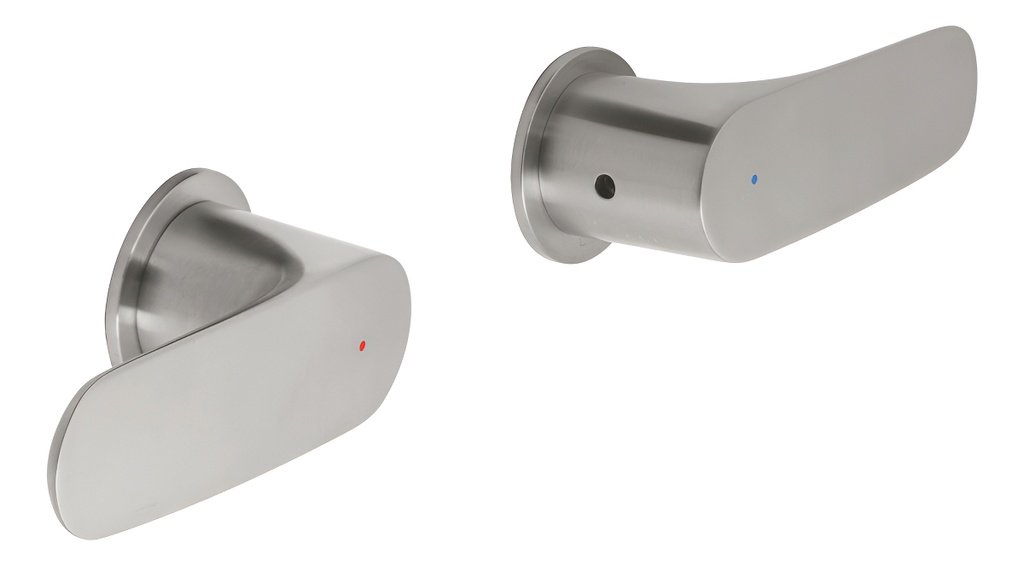 Juego De 2 Manerales Para Regadera, Satín, Foset 45202