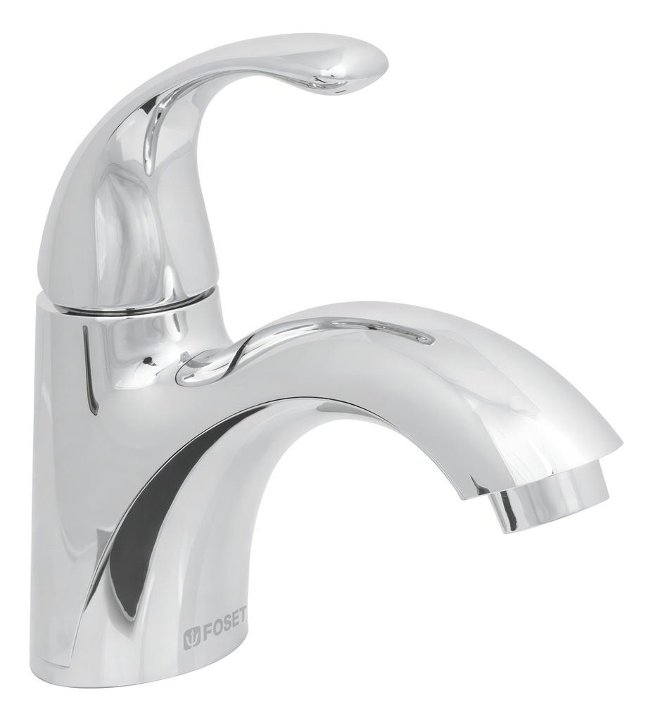 [TR-AEM-45] Monomando Aero Para Lavabo Foset 45203 Acabado Cromado Color Plateado