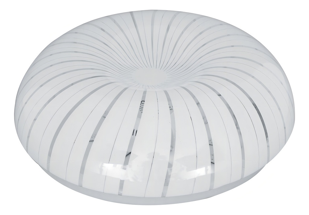 Plafón Redondo Decorativo 18w 6500k Led Volteck 46017 Estructura Blanco