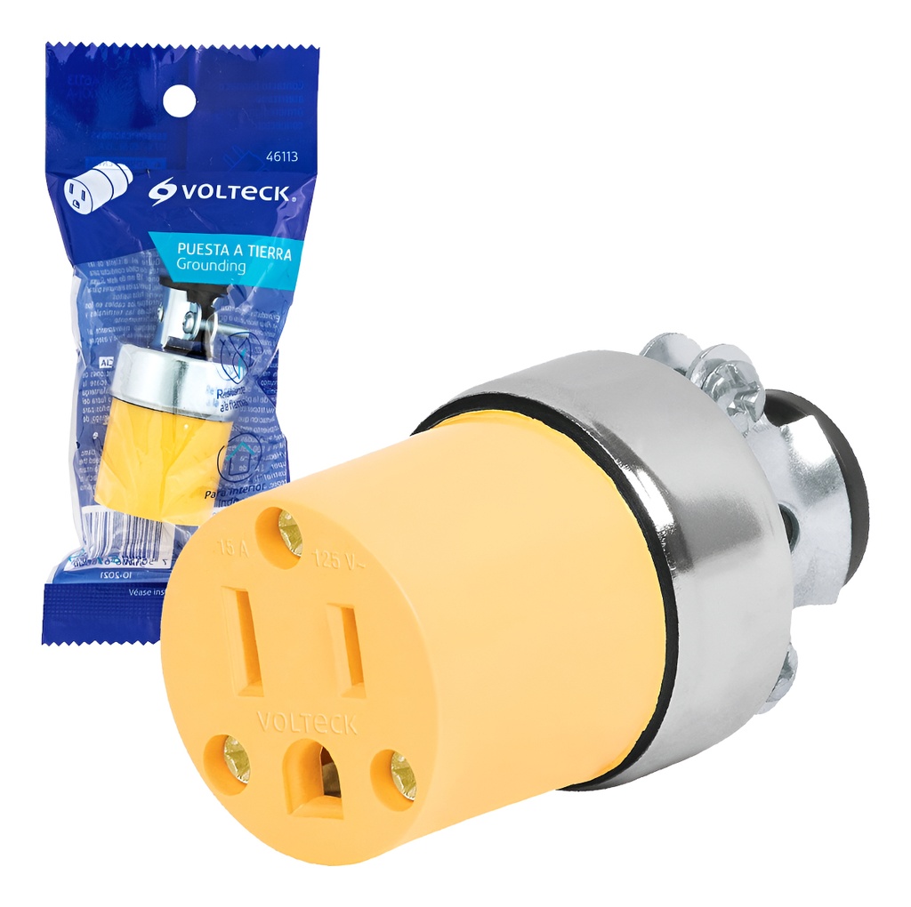 Contacto Blindado, 2 Polos, 3 Hilos Volteck 46113