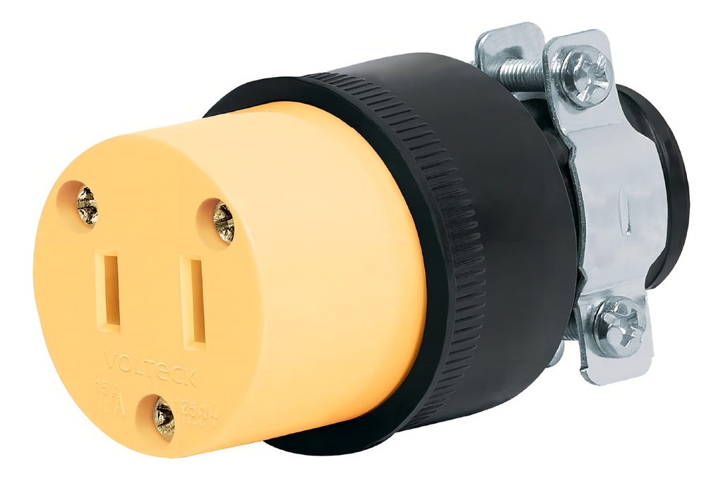 Contacto Abrazadera Voltech 46119 Color Amarillo