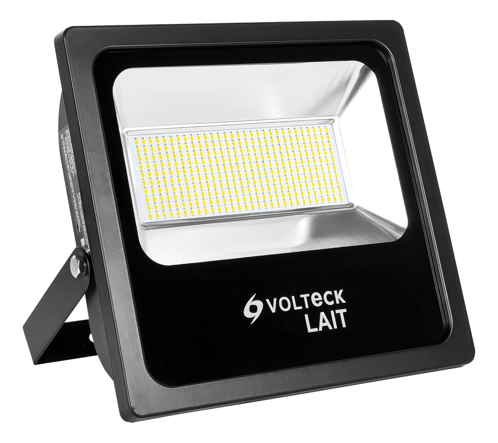 Reflector Delgado De Led Alta Potencia 150 W Para Interperie Color De La Carcasa Negro Color De La Luz Blanco Frío 150w
