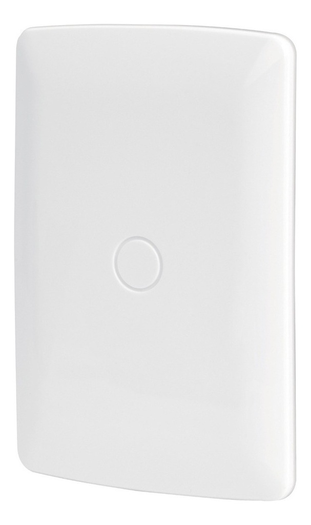 Placa Ciega Plastica Blanca Italiana Voltech 46141 Blanco