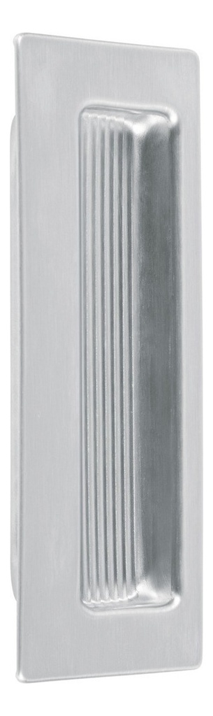 Jaladera De Embutir, Cuadrada, Cromo Mate Hermex 46238 Color Plata