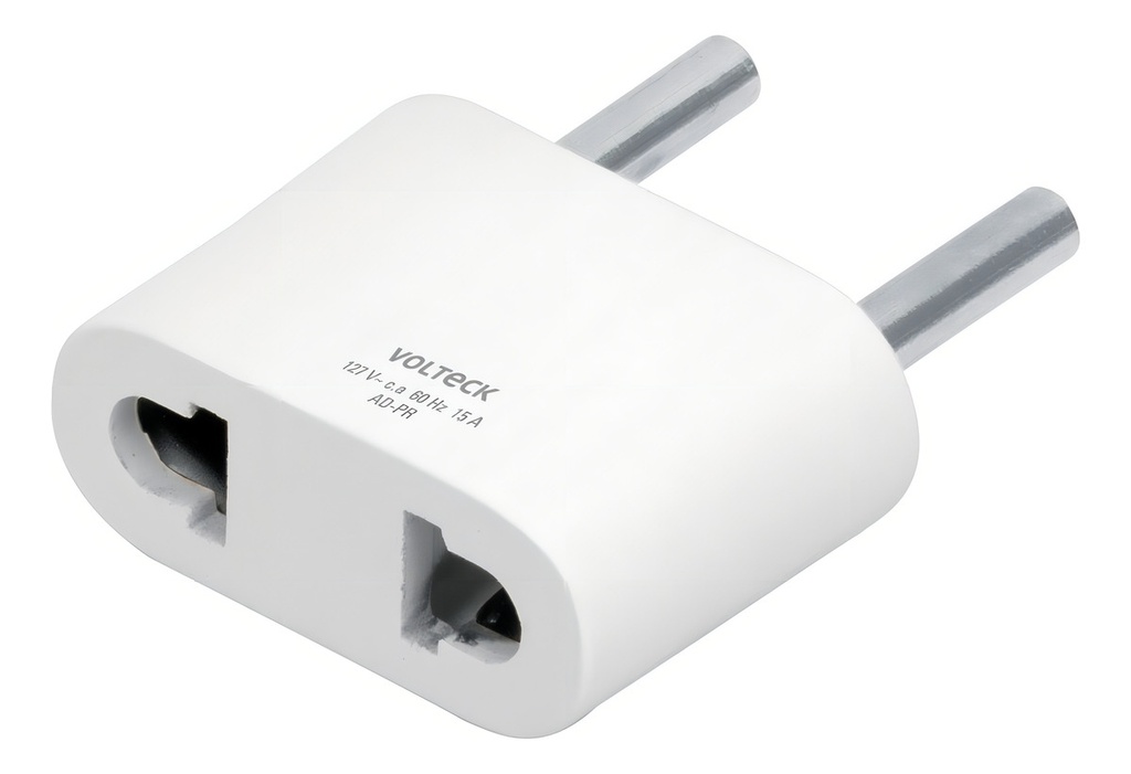 Clavija Barra Plana Voltech Ad-pr Blanca 110v 15a 1 Toma Blanco