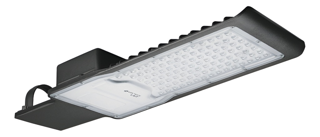 Luminario Suburbano Led Plano Aluminio 100w Volteck 46259 Color De La Carcasa Negro