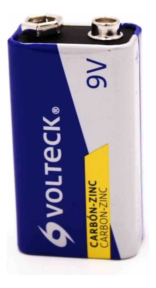 [TR-ZI-9V] Pila Zinc-carbón 9v Volteck 46312