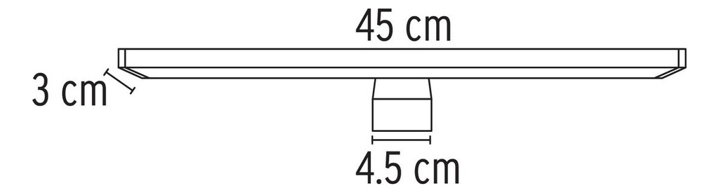 Arbotante Decorativo Para Baño Dirigible Volteck 46347 Gris