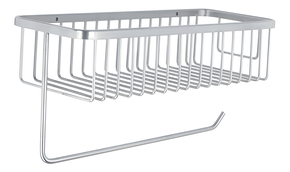 [TR-RIA-95] Porta Rollo Y Especiero Para Cocina, Cromo, Foset 46351 Color Cromo