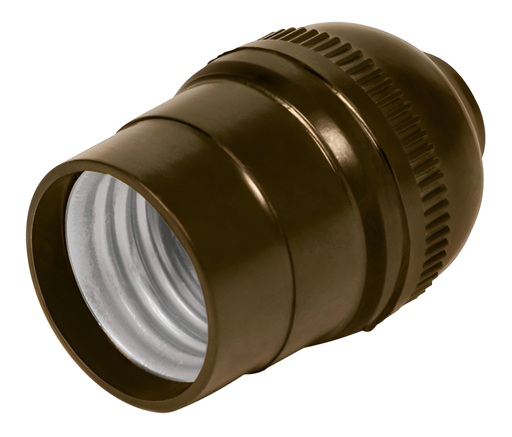 Portalámpara De Baquelita Sencillo Volteck