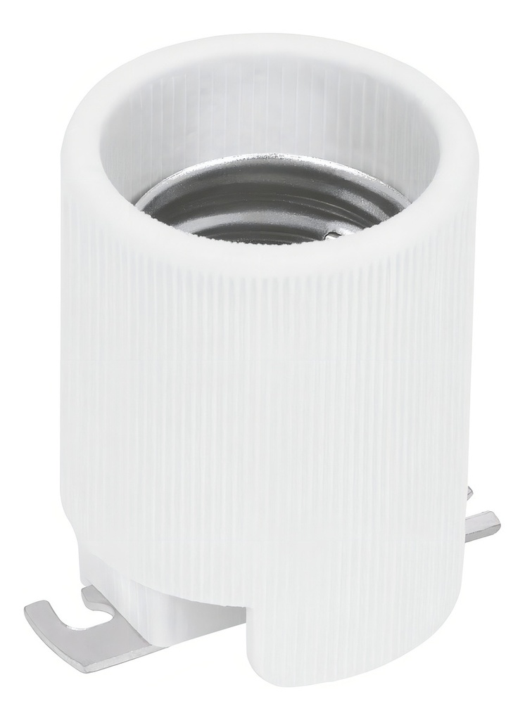 Portalampara Porcelana T. Mogul Voltech 46527 Color Blanco
