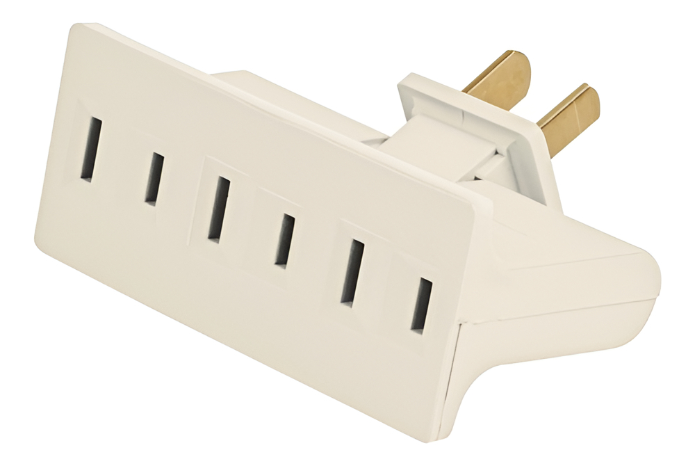 Multicontacto Voltech 46809 Triple T Bisagra 15a 3 Entradas 125v