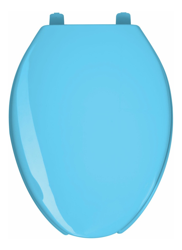 [TR-AWC-45Z] Asiento Para Inodoro Foset Awc-45 de Polipropileno Con Forma Ovalada Azul Liso