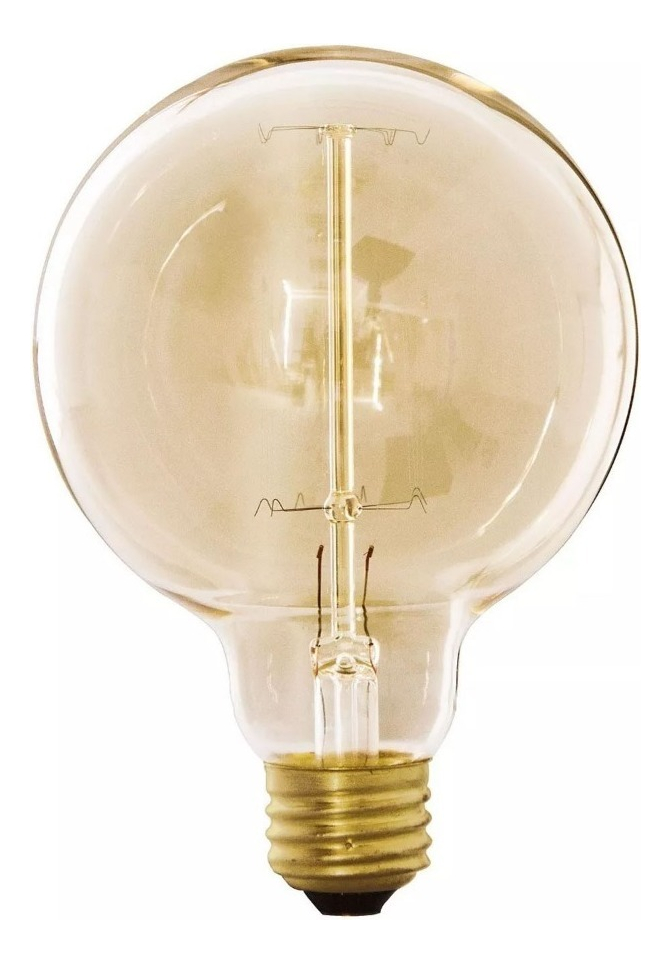 [TR-FIV-40G] Lámpara Incandescente Vintage, 40w, Globo Volteck 47105 Color De La Luz Amarillo