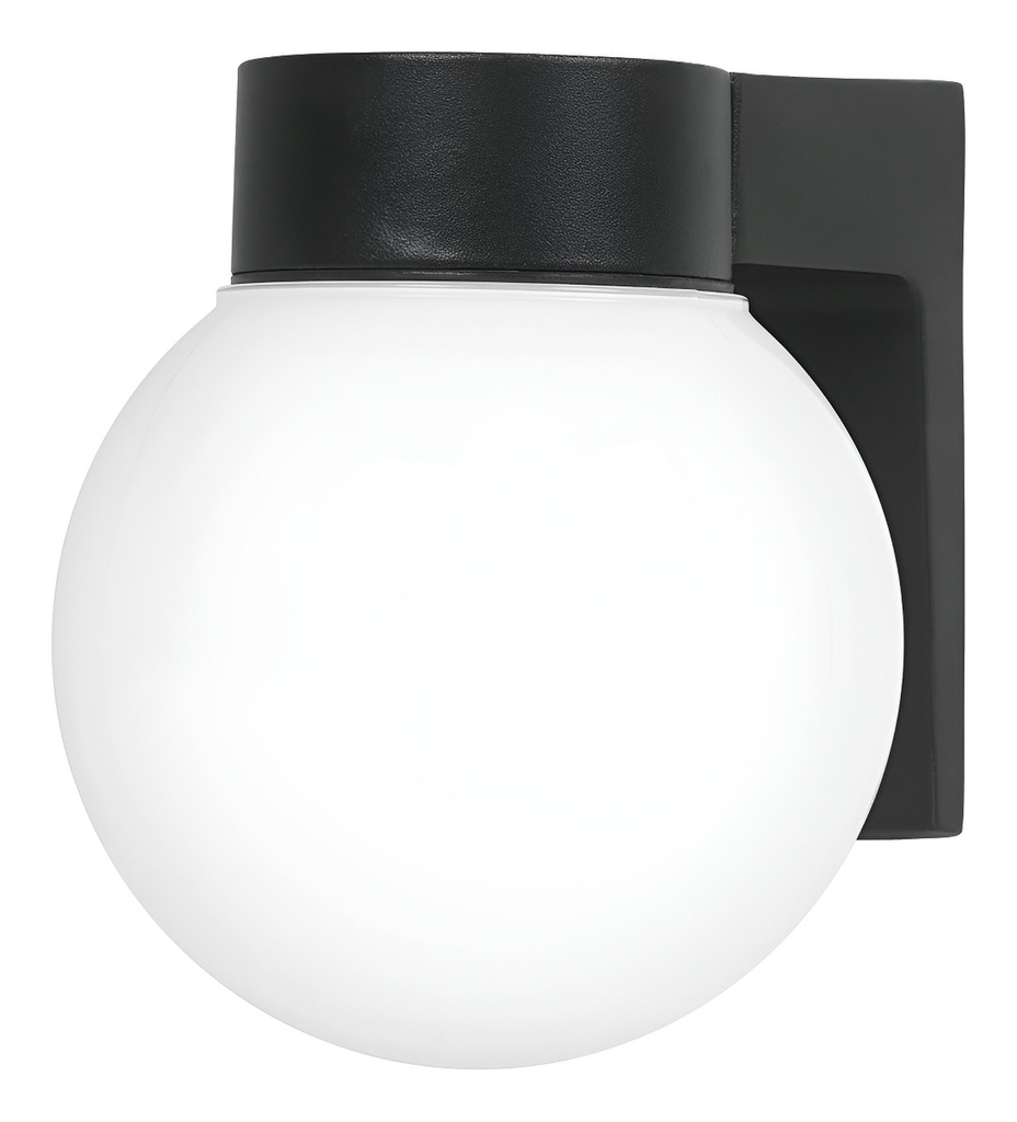 Arbotante Tipo Globo, 1xe26, Volteck, Arb-001s Negro