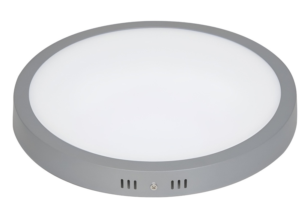 [TR-PLA-217L] Plafón Redondo Moderno 24 W 6500 K LED Gris Volteck 47349