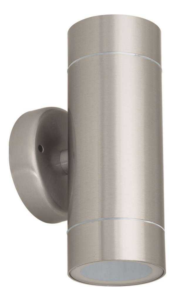 Arbotante de 2 Spots Mr16 Satin Voltech 47391 Estructura Gris