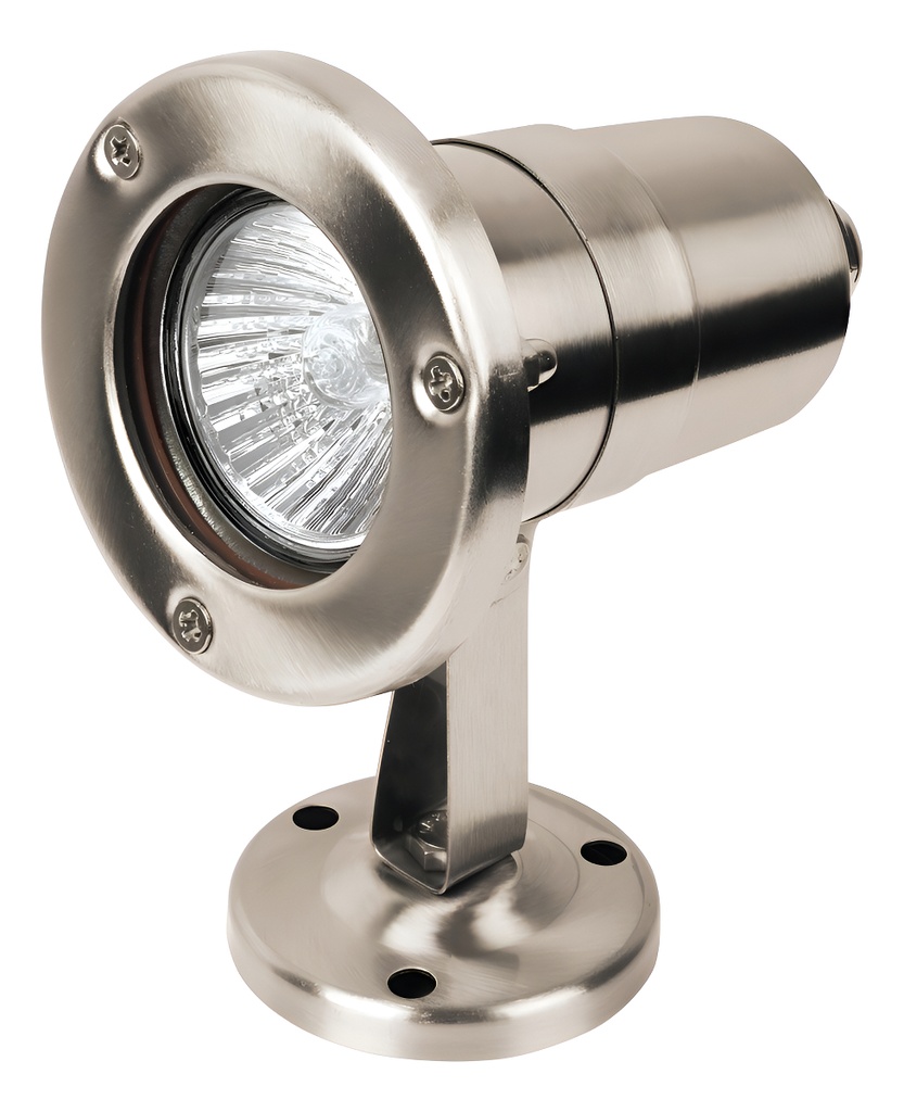 Lámpara Spot Voltech Modelo Sob-701s Gris Gu10 LED Pared Exterior 50w