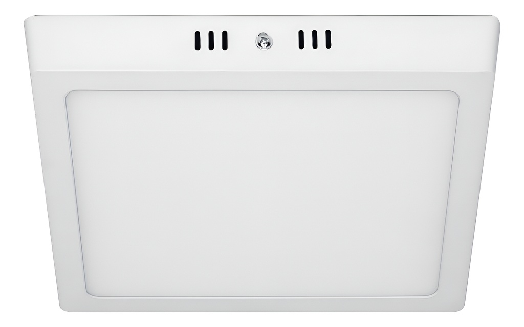 Plafon Cuadrado, 18 W, 6500 K Led, Blanco, Volteck 47444 Estructura Blanco