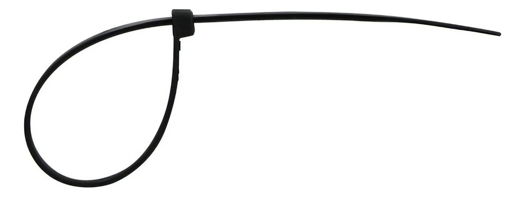 Cincho Plástico 18lb 10cm Negro Bolsa 1000 Pz Volteck 47465 Color Negro