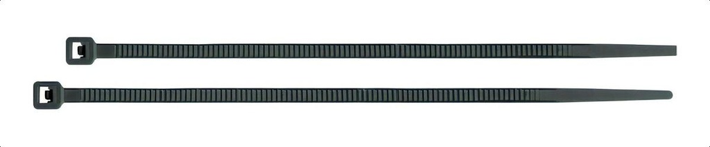 Cincho Plástico, 40lb, 25cm, Negro, Bolsa C/1000 Pzas 47470 Color Negro