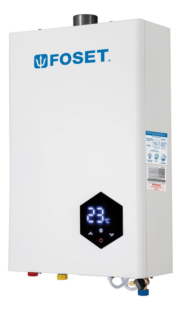[TR-CALE-14IM] Calentador Instantaneo Mod.  gas Lp 14 L/min Foset 48015 Color Blanco Tipo De Gas Glp