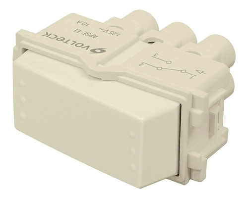 Apagador Escalera Marfil Italiana Voltech 48083