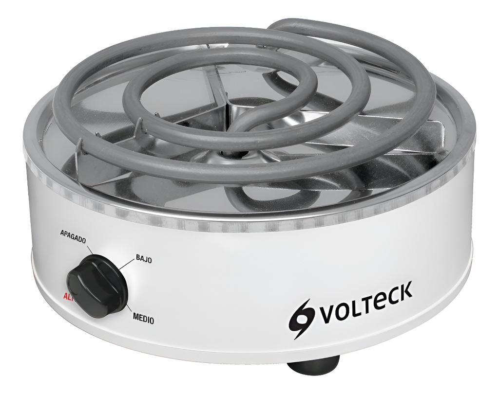 Estufa Eléctrica - Volteck Pael-1r Color Blanco - 1 Hornalla