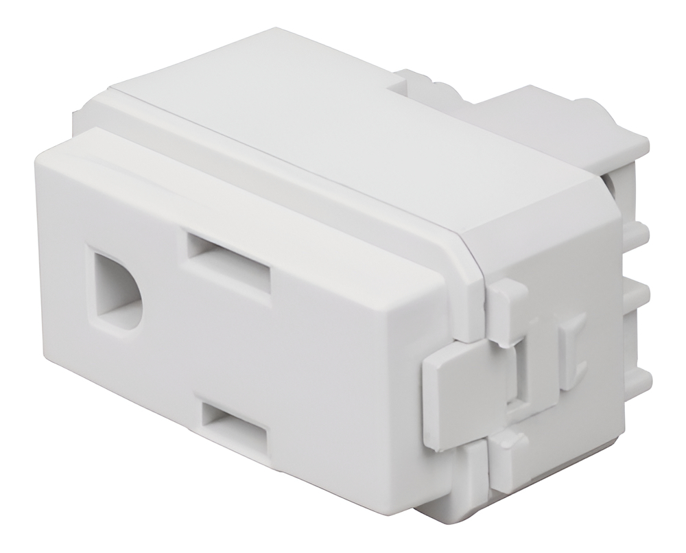 Tomacorriente Volteck Coa-ib Con 1 Tomas Color Blanco