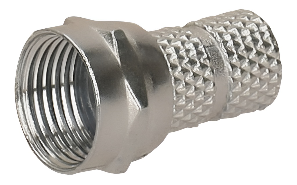 Bolsa Con 4 Conectores Coaxiales Rg 59 De Enroscar, Volteck