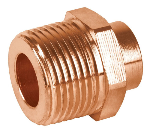 Conector Cobre Rosca Exterior Red. 3/4"-1/2", Foset 48879 Truper