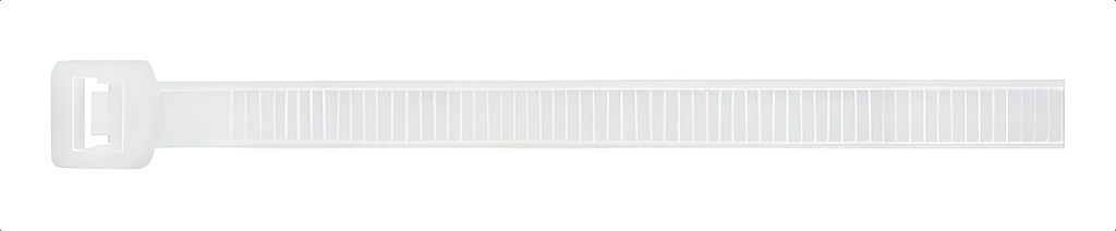 Cincho Plástico, 175 Lb, 120 Cm, Bolsa 10 Pz Volteck 48988 Color Blanco