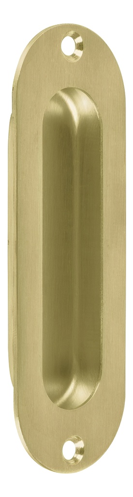 Jaladera De Embutir Ovalada Acabado Latón Brillante, Hermex